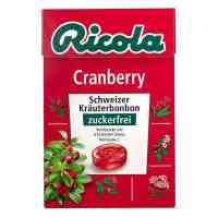 Ricola ohne Zucker Box Cranberry Bonbons