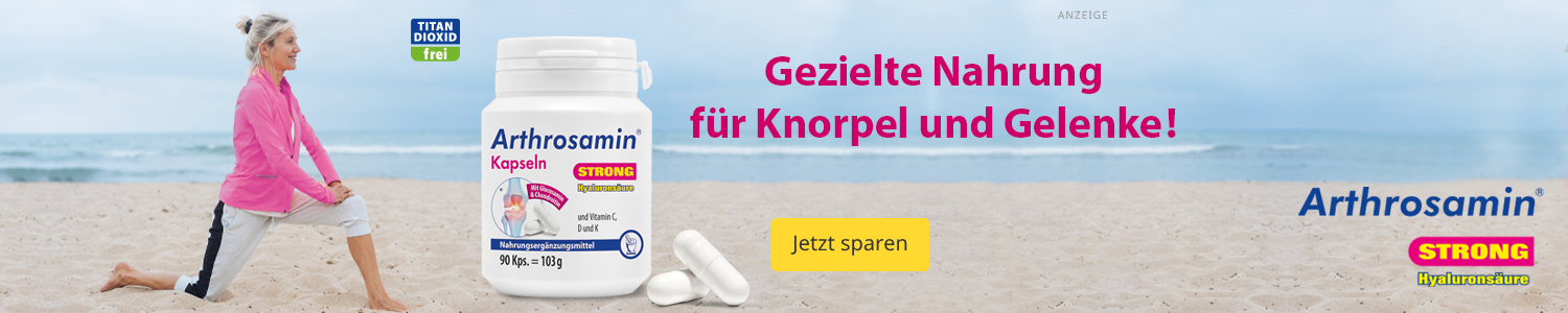 Arthrosamin von Pharma Peter GmbH Gezielte Nahrung für Knorpel und Gelenke!