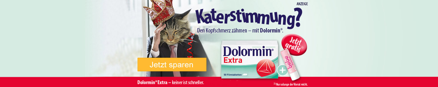 Katerstimmung? Dolormin!