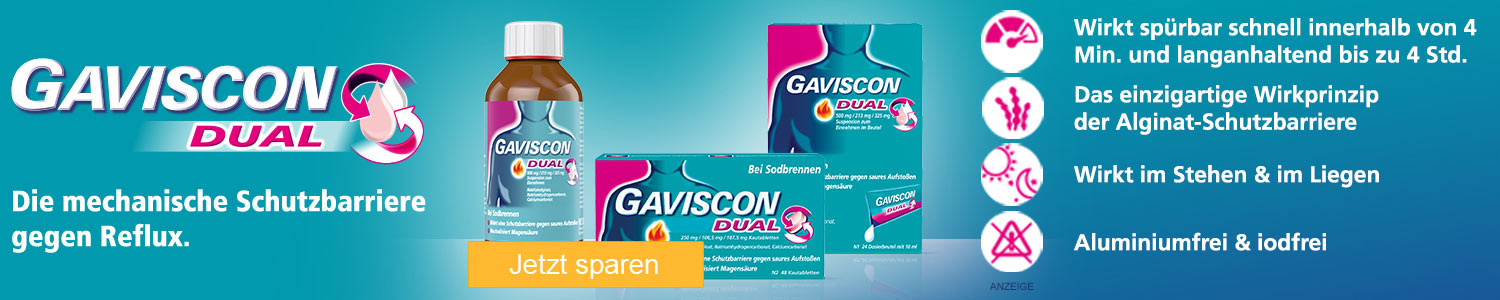 Jetzt Gaviscon Produkte günstig online kaufen!