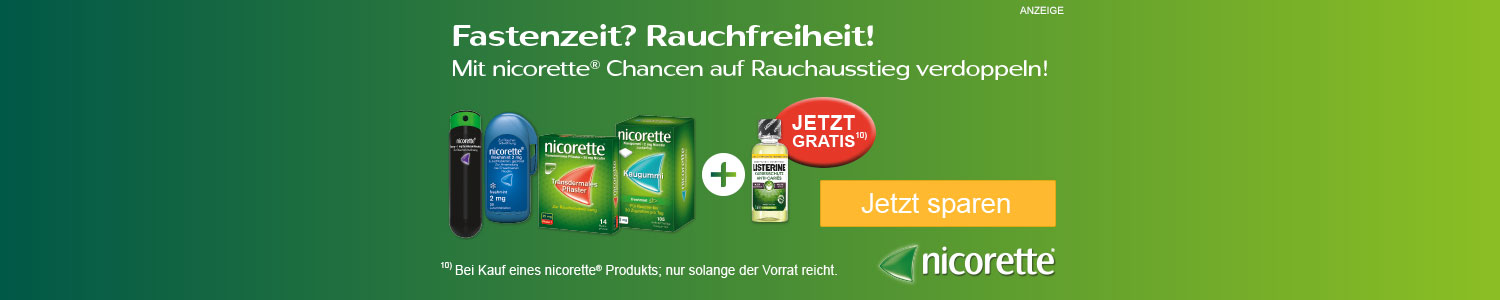Jetzt Nicorette günstig online kaufen!