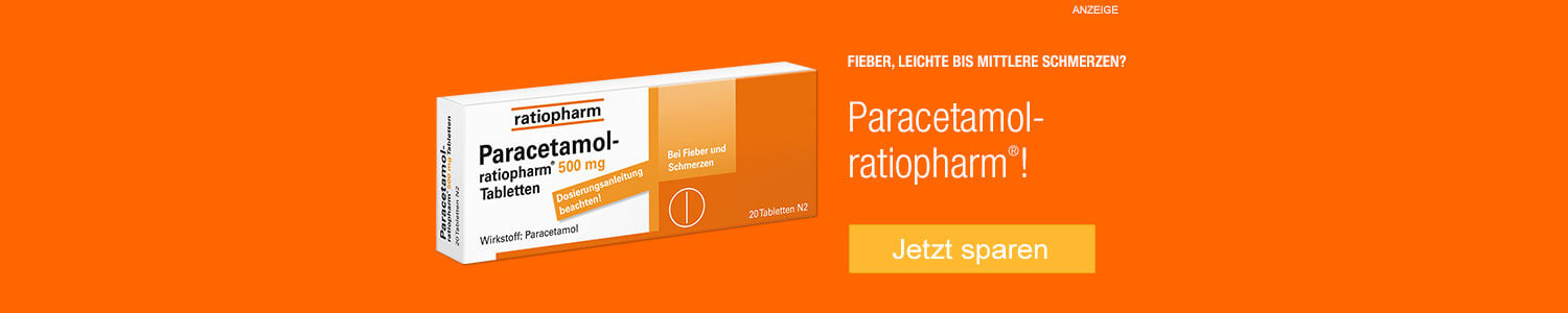 Jetzt günstig online Paracetamol-ratiopharm kaufen!