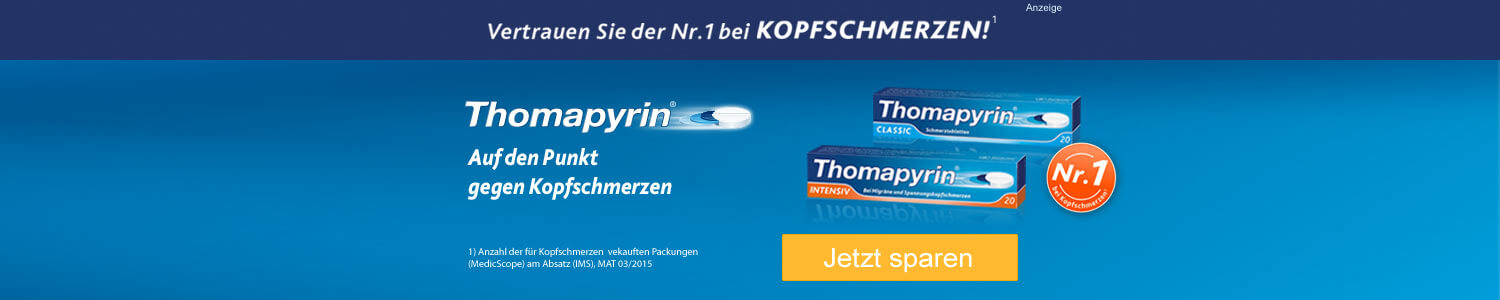 Jetzt günstig online Thomapyrin kaufen!