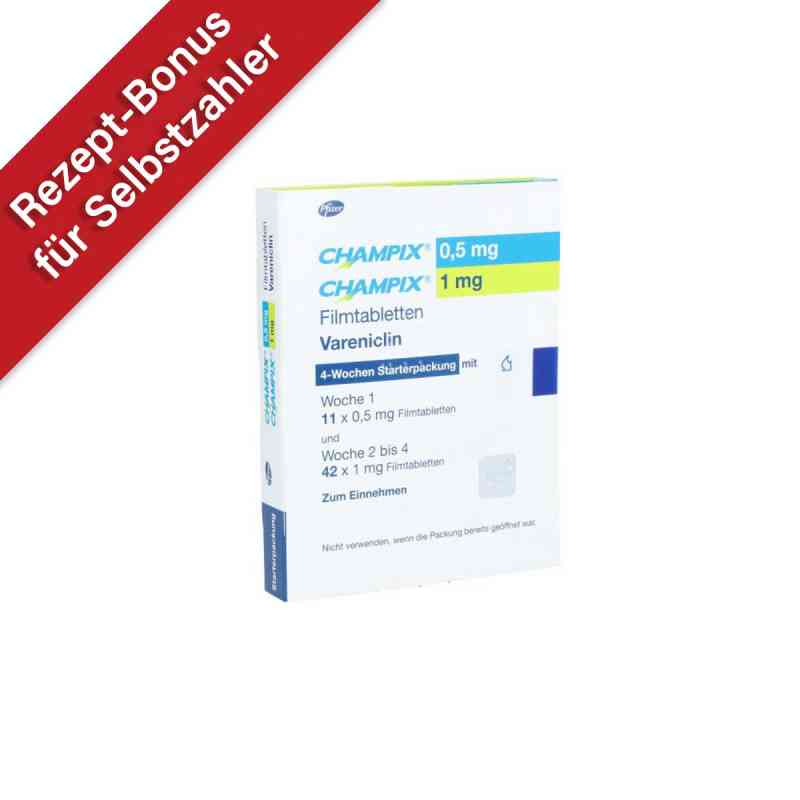 CHAMPIX 0,5mg/1mg Starterpackung 53 stk von Pfizer Pharma GmbH PZN 00017319