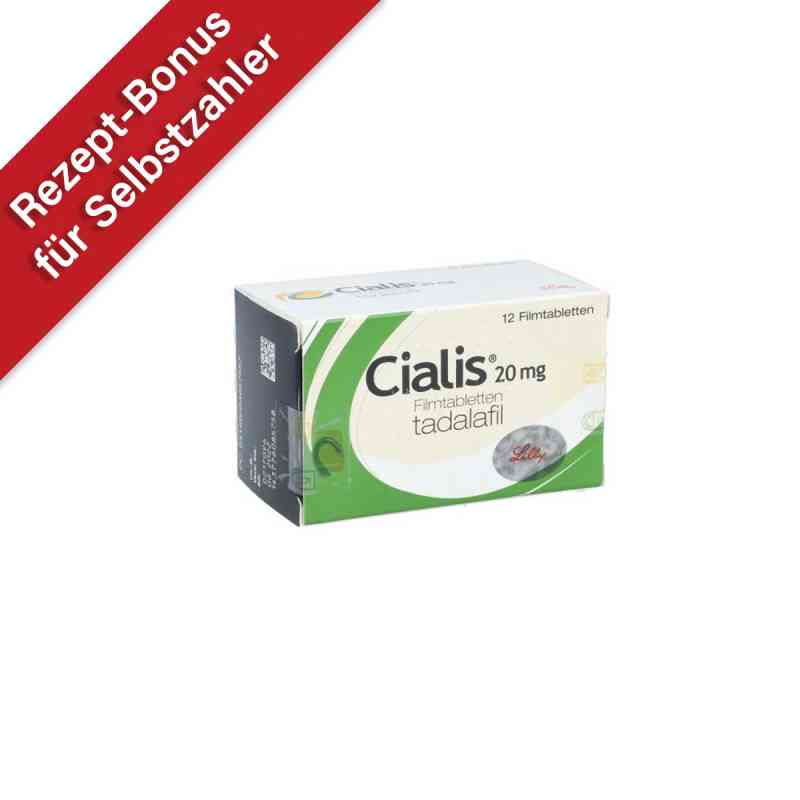 CIALIS 20mg 12 stk von LILLY DEUTSCHLAND GmbH PZN 00465756