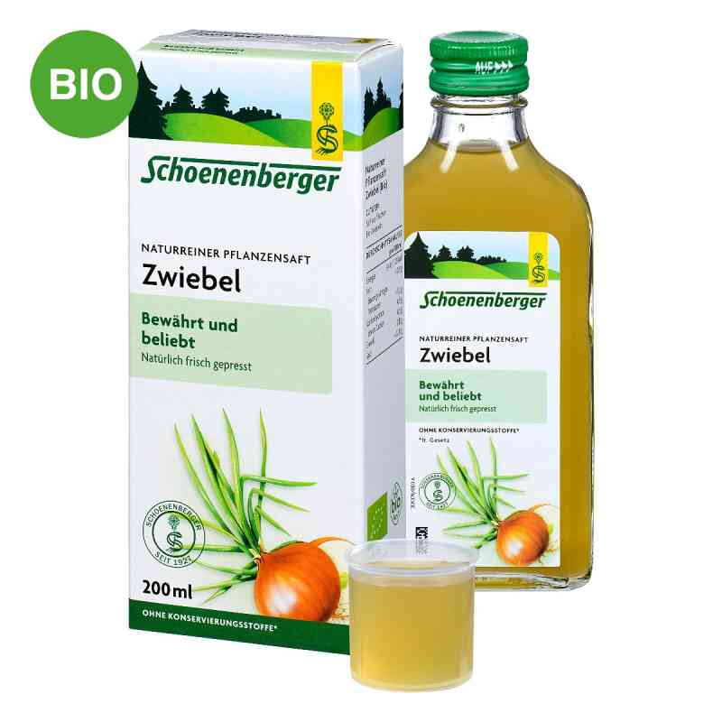 Schoenenberger Naturreiner Pflanzensaft Zwiebel 200 ml von SALUS Pharma GmbH PZN 01159524