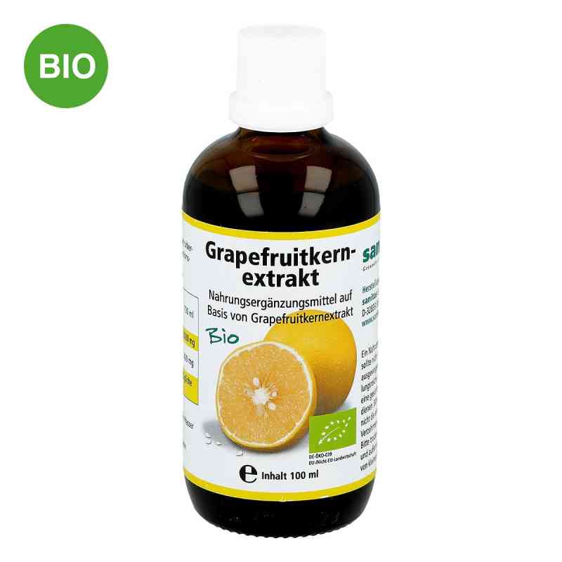 Grapefruit Kern Extrakt Bio Lösung 100 ml von SANITAS GmbH & Co. KG PZN 01193024