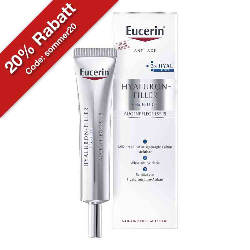 Eucerin Anti-Age Hyaluron-Filler Augenpflege Creme 15 ml von Beiersdorf AG Eucerin PZN 01552397