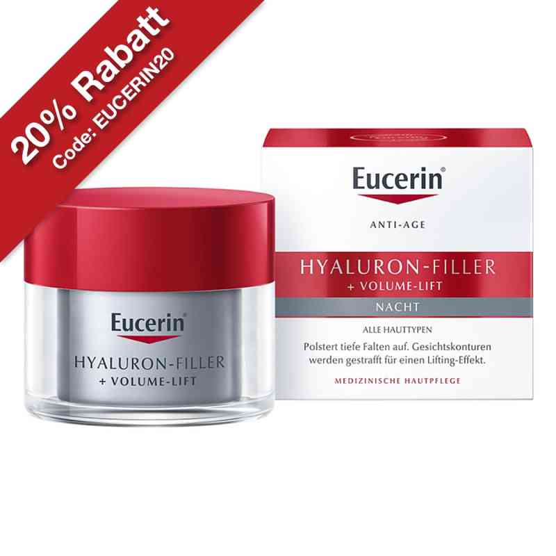 Eucerin Hyaluron Filler Volume-Lift Nacht 50 ml von Beiersdorf AG Eucerin PZN 02398780