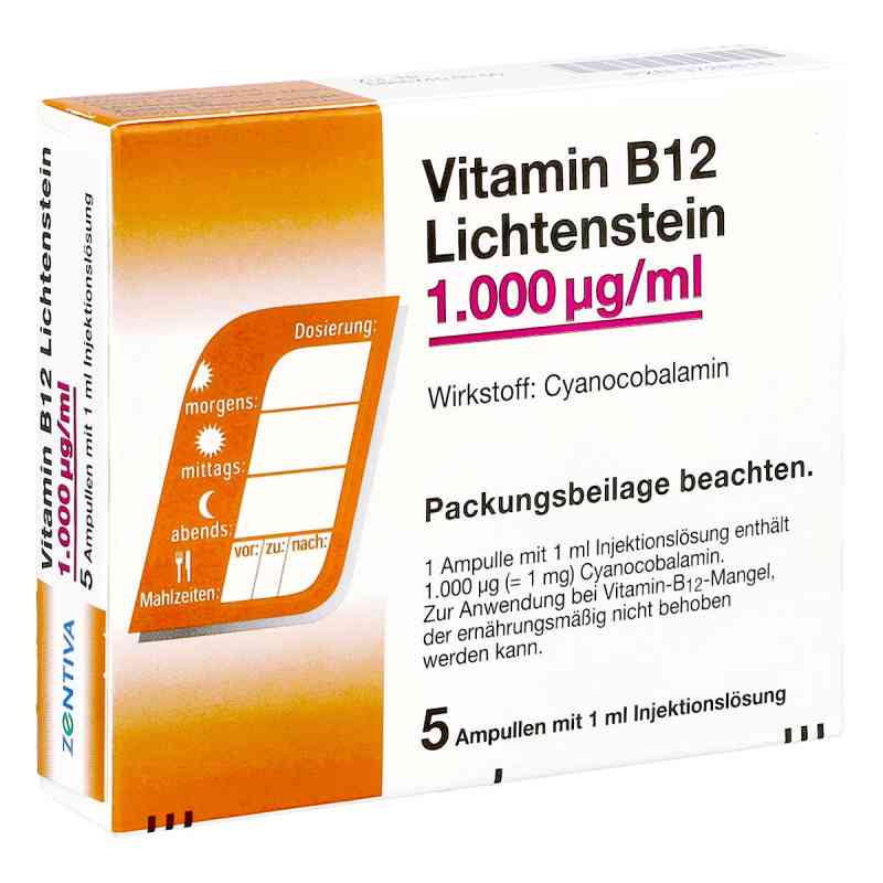 Vitamin B12 1000 [my]g Lichtenstein Ampullen 5 stk