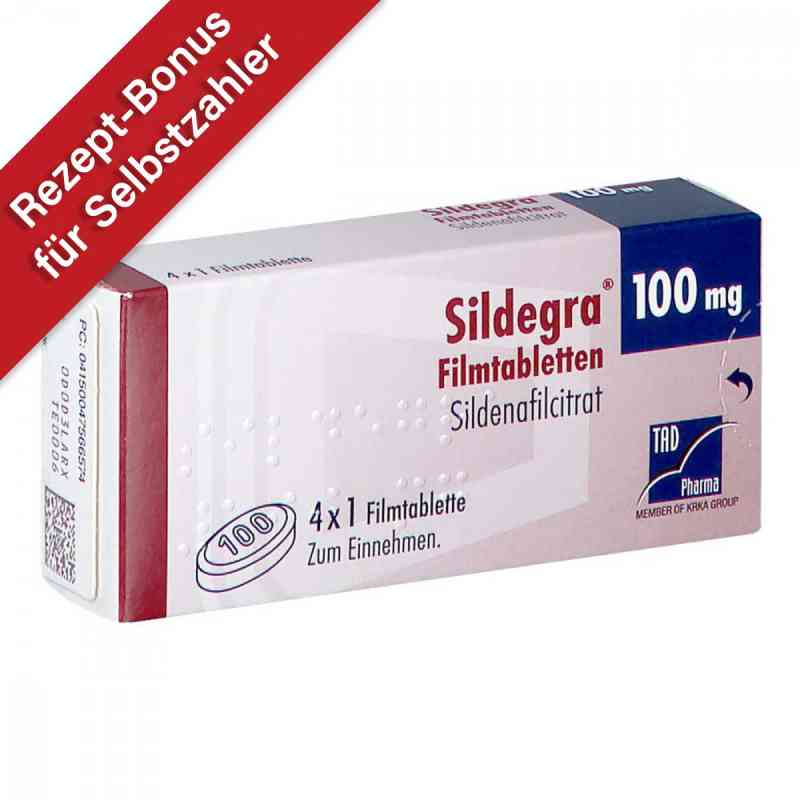Sildegra 100mg 4 stk von TAD Pharma GmbH PZN 04756657