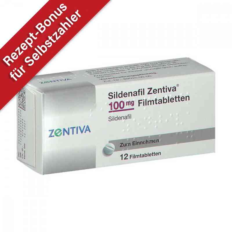 Sildenafil Zentiva 100mg 12 stk von Zentiva Pharma GmbH PZN 04932723
