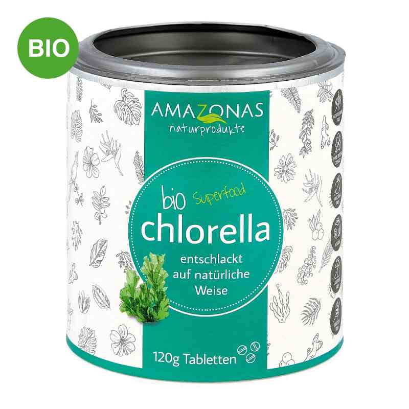 Chlorella Bio Tabletten 400 mg 120 g von AMAZONAS Naturprodukte Handels GmbH PZN 05372083