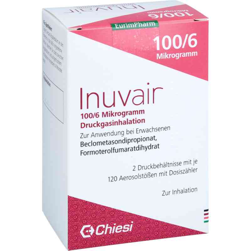 Inuvair 100/6 [my]g 120 Hub Druckgasinhalat 2 stk