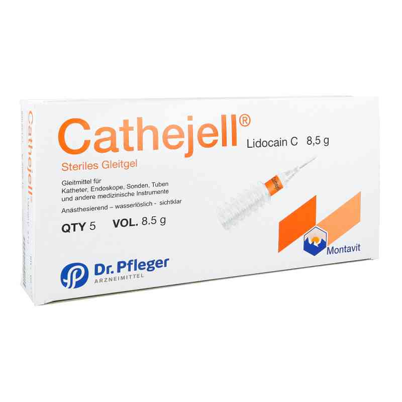 Cathejell Lidocain C steriles Gleitgel Zhs 8,5g 5 stk
