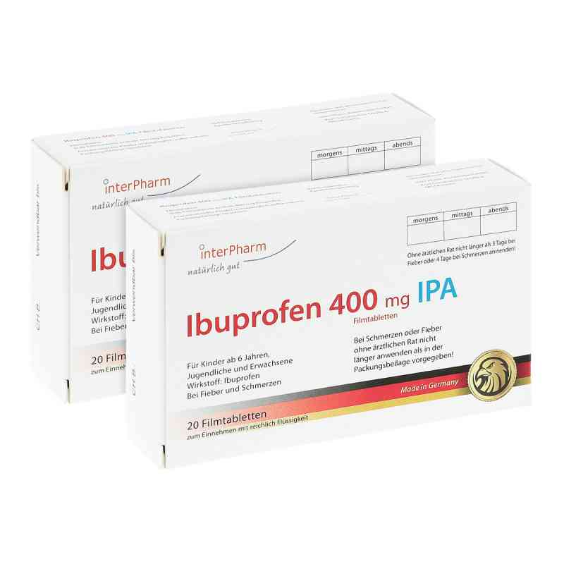 Ibuprofen 400mg 2x20 stk online günstig kaufen