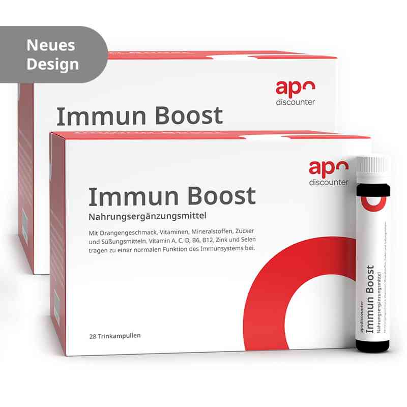 Immun Boost Trinkampullen von apodiscounter 2x28x25 ml von apo.com Group GmbH PZN 08102384