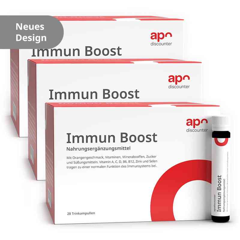 Immun Boost Trinkampullen von apodiscounter 3x28x25 ml von apo.com Group GmbH PZN 08102385