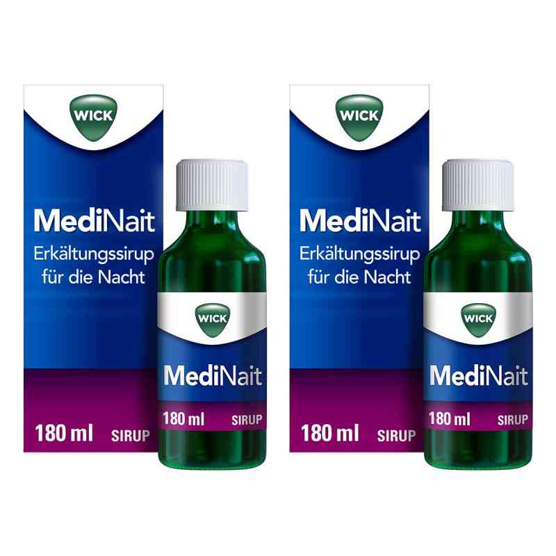 Wick MediNait Erkältungssirup für die Nacht 2x180 ml