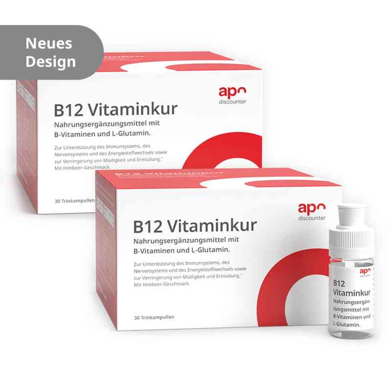 B12 Vitaminkur Trinkampullen von apodiscounter 2x30x7 ml von apo.com Group GmbH PZN 08102532