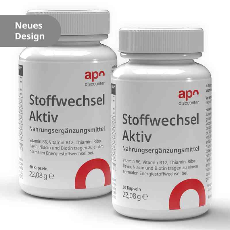 Stoffwechsel Aktiv Kapseln von apodiscounter 2x60 stk von apo.com Group GmbH PZN 08102930