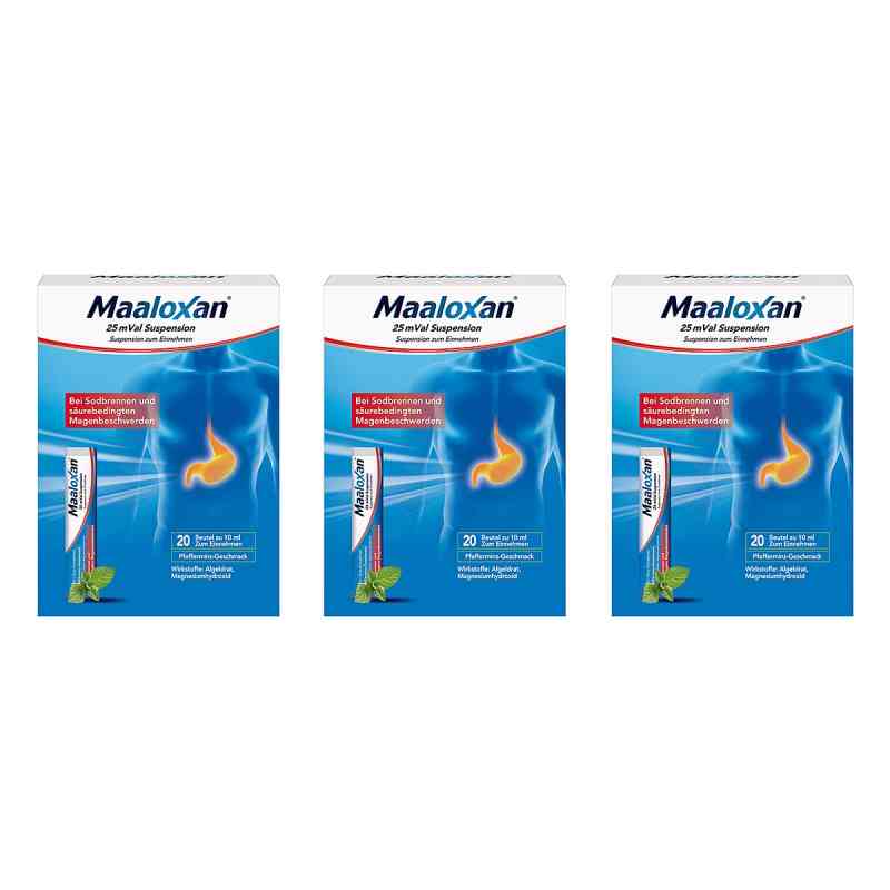 Maaloxan 25 Mval Suspension 3x20X10 ml online kaufen