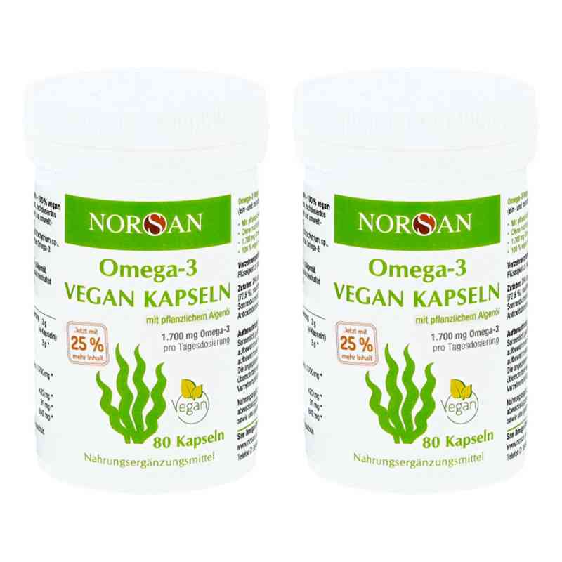 NORSAN Omega-3 Algenöl vegane Kapseln, 80 St. Kapseln main image 1