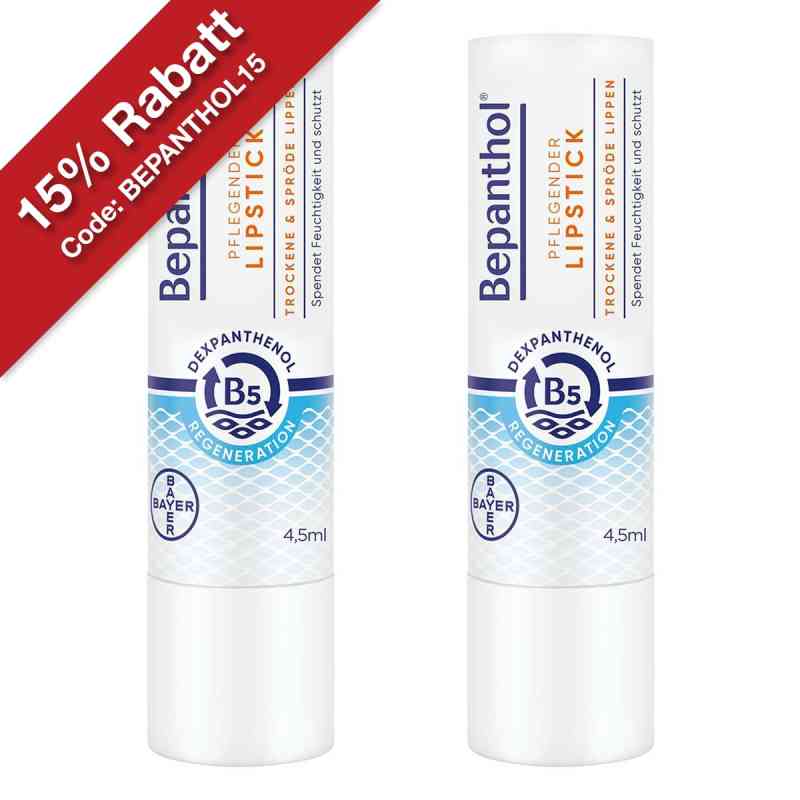 Bepanthol Pflegender Lipstick für trockene Lippen 2x4.5 g von Bayer Vital GmbH PZN 08104662