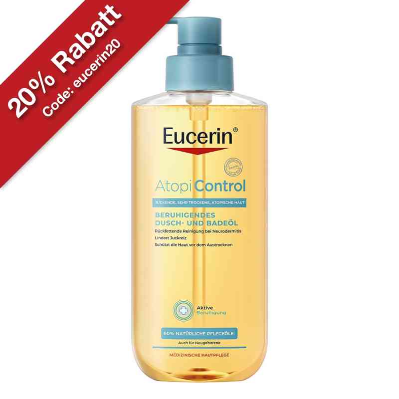 Eucerin® Atopi Control – Dusch-und Badeöl 400 ml von Beiersdorf AG Eucerin PZN 08454775