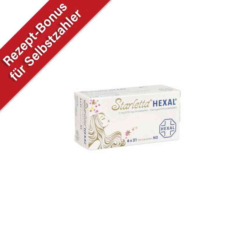 Starletta Hexal 2 mg/0,03 mg Filmtabletten 6X21 stk von Hexal AG PZN 09219243
