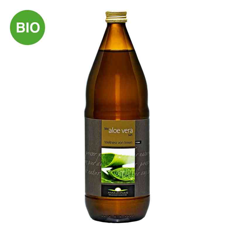 Aloe Vera Saft Bio 100% 1 l von AMAZONAS Naturprodukte Handels GmbH PZN 09226556