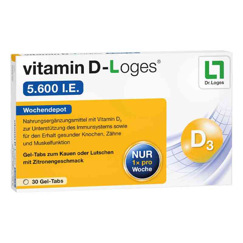 Tegen Tussendoortje klein vitamin D-Loges 5.600 internationale Einheiten - Vitamin D Wochendepot 30  stk