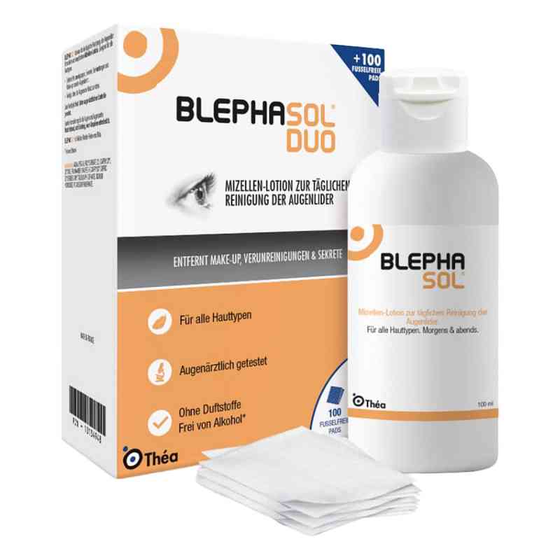 Blephasol Duo 100 ml Lotion+100 Reinigungspads  bei apo-discounter.de bestellen