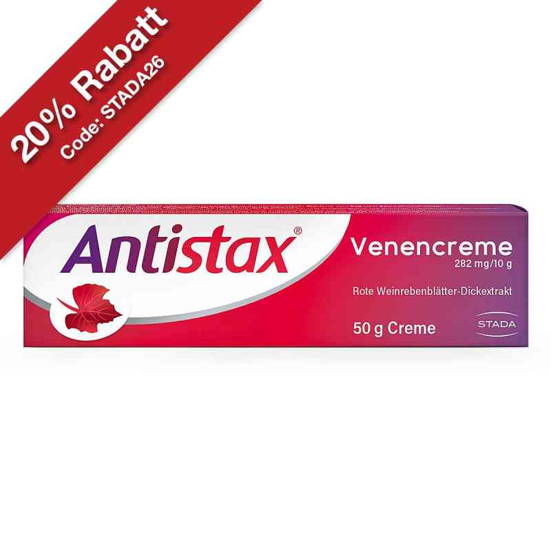 Antistax Venencreme bei schweren & geschwollenen Beinen 50 g von STADA Consumer Health Deutschland GmbH PZN 10347288