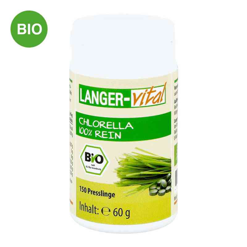 Chlorella Bio 100% 400 mg Presslinge 150 stk von Langer vital GmbH PZN 10385745