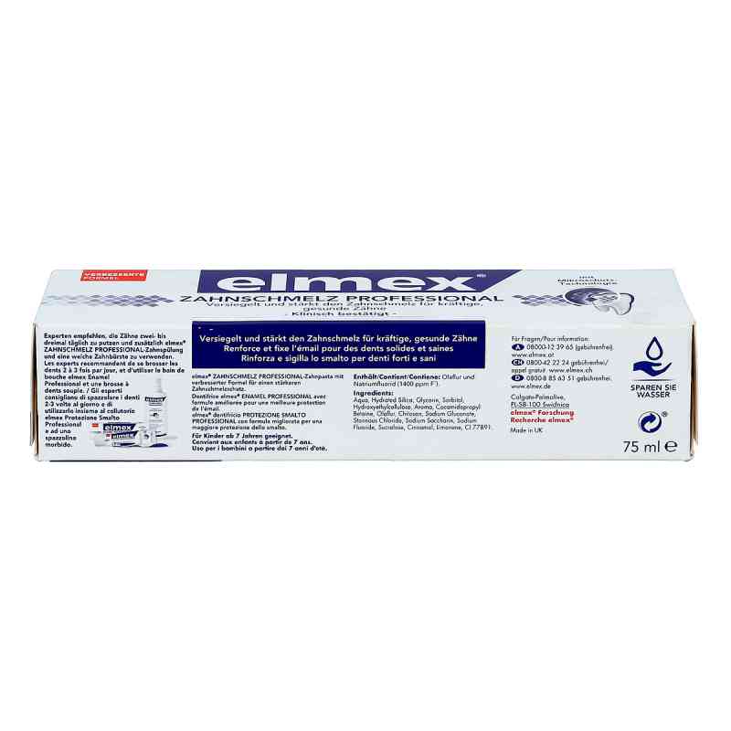 Elmex Zahnschmelzschutz Professional Zahnpasta 75 Ml