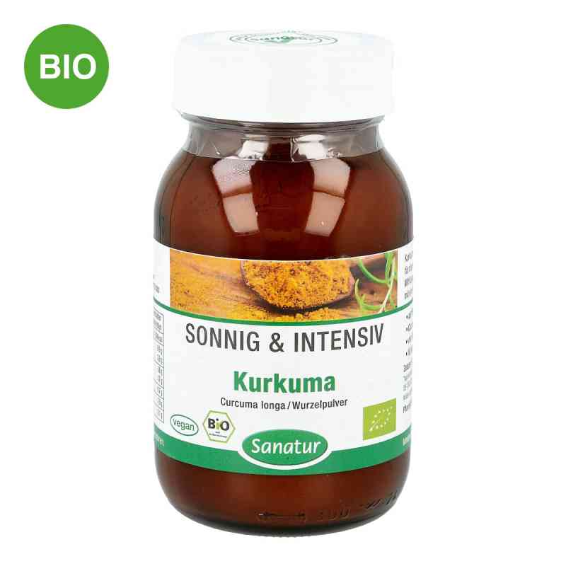 Kurkumawurzel Bio Pulver 160 g von Sanatur GmbH PZN 11290596