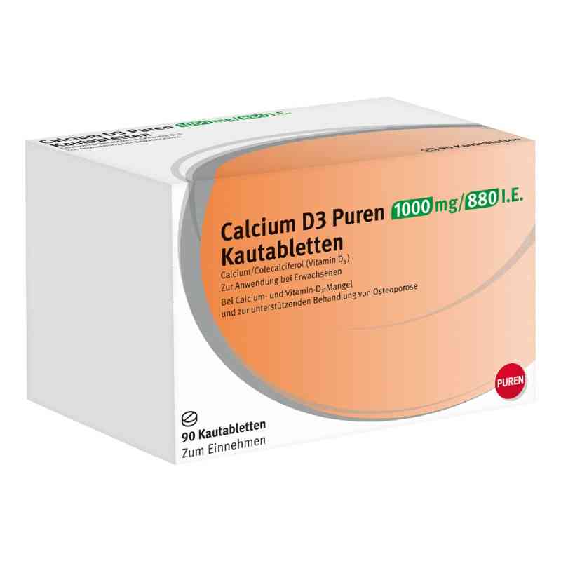 Calcium D3 Puren 1000mg 880 Internationale Einheiten 90 Stk