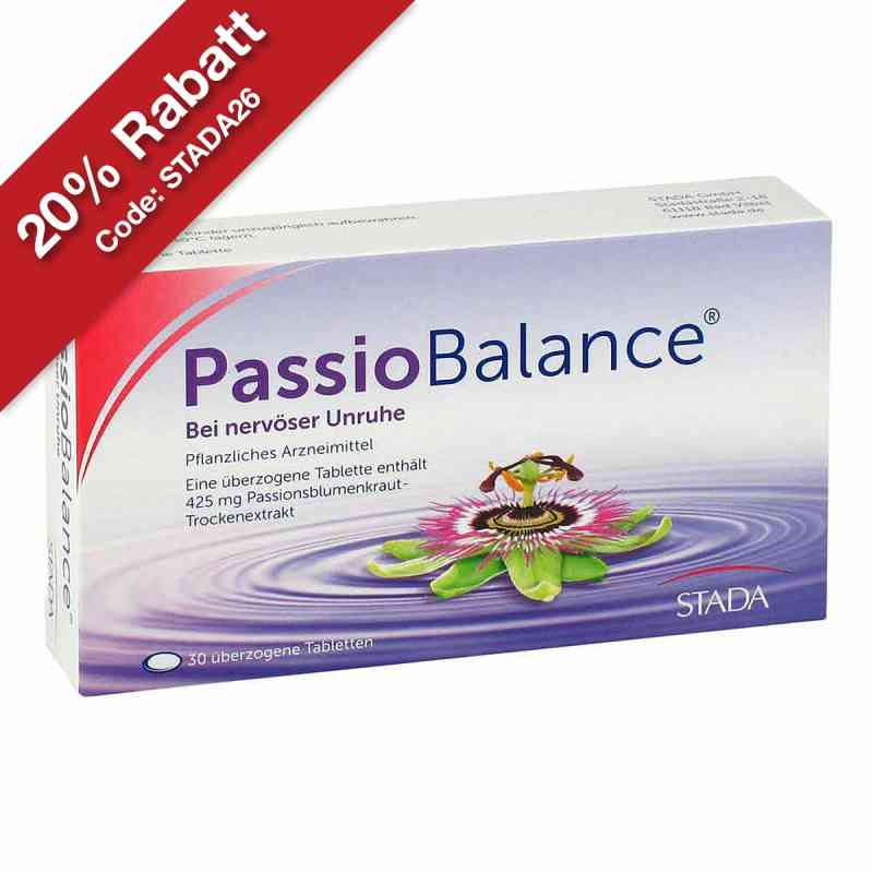 PassioBalance® bei nervöser Unruhe 30 stk von STADA Consumer Health Deutschland GmbH PZN 11522523