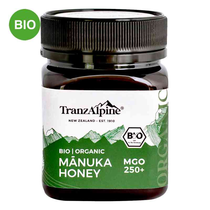 Bio Manuka Honig Mgo 250+ Tranzalpine 250 g von HOYER GmbH PZN 11532036