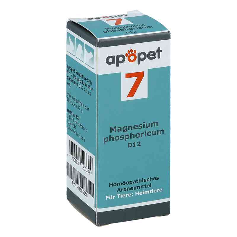 Apopet Schussler Salz Nummer 7 Magnesium Phosphoricum D12 Vet 12 G