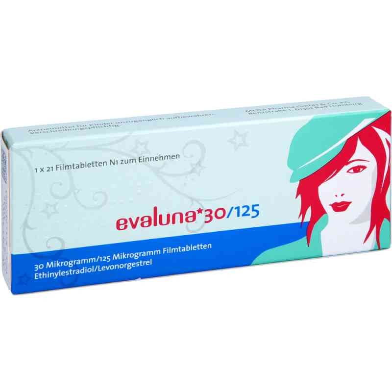 Evaluna 30/125 30 Mikrogramm/125 Mikrogramm Fta 21 stk