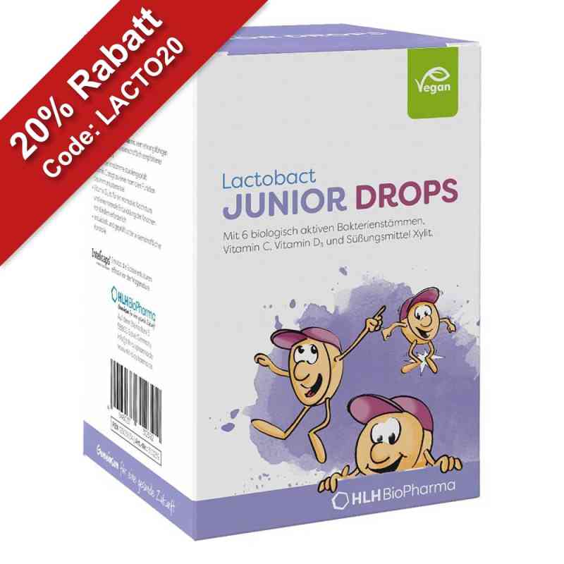 Lactobact JUNIOR DROPS Lutschtabletten 180 stk von HLH BioPharma GmbH PZN 12503634