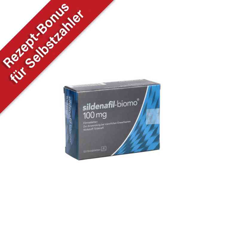 Sildenafil biomo 100 mg Filmtabletten 12 stk von biomo pharma GmbH PZN 12725122