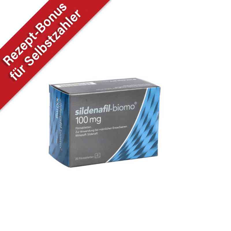 Sildenafil-biomo 100 mg Filmtabletten 20 stk von biomo pharma GmbH PZN 14050177