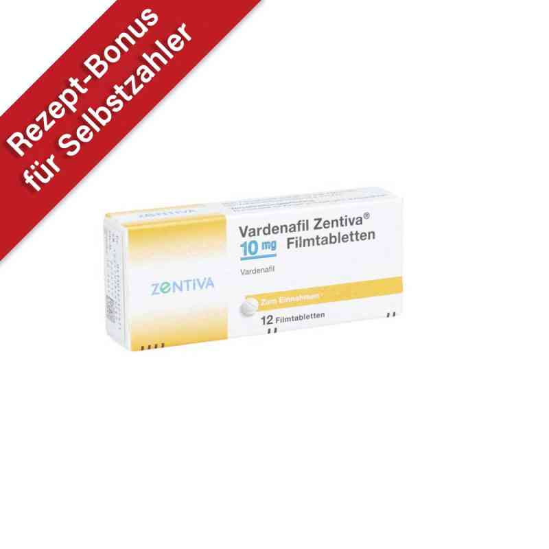 Vardenafil Zentiva 10 mg Filmtabletten 12 stk von Zentiva Pharma GmbH PZN 14212757
