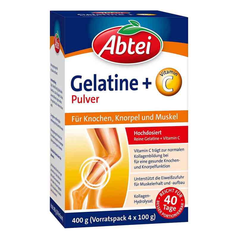 Abtei Gelatine Plus Vitamin C Pulver 400 g online günstig kaufen