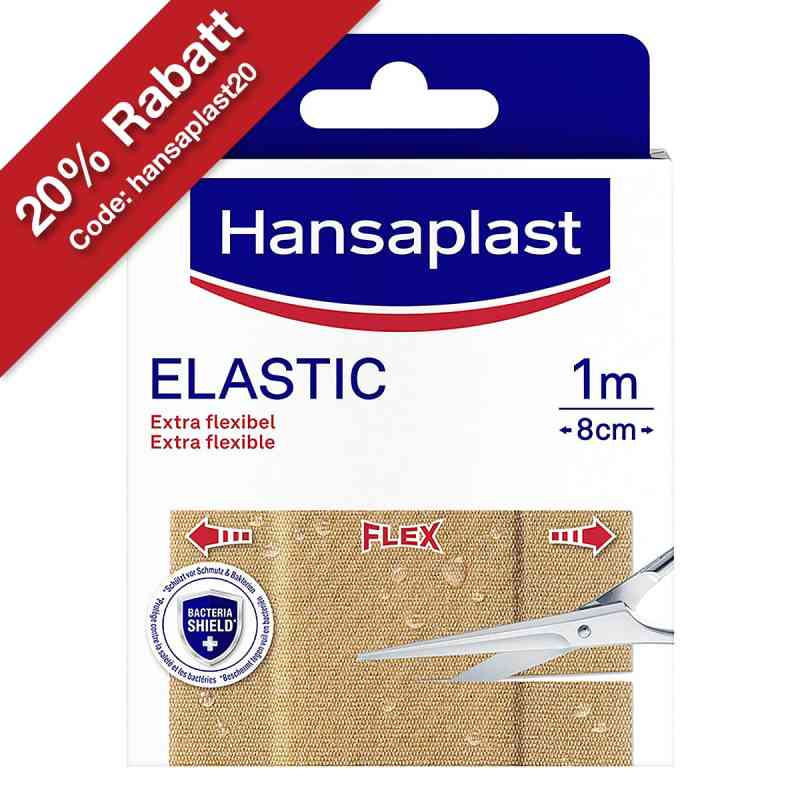 Hansaplast Elastic Pflaster 8 cmx1 m 1 stk von Beiersdorf AG PZN 16138410