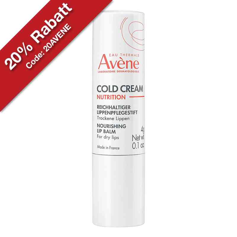 Avène Cold Cream Nutrition reichhaltiger Lippenpflegestift 4 g von PIERRE FABRE DERMO KOSMETIK GmbH PZN 16760842
