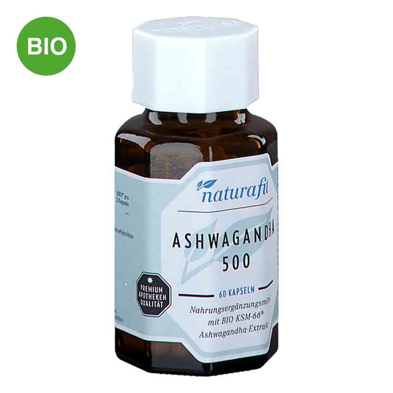 Naturafit Ashwagandha 500 mg Kapseln 60 stk von NaturaFit GmbH PZN 16864257